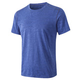 Moisture Wicking Shirts Men's Sports Short Sleeve Loose Casual Camouflage Wicking Workout Clothes