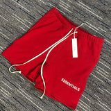 jogging shorts for men Slim Fit Muscle Gym Men Shorts Summer Double Line Trendy Loose Hanging Sports and Casual