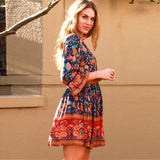 Beth Dutton Bohemian Dress Summer Spring Midi Dresses Bohemian Dress Beach Dress