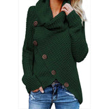 Women Sherpa Jacket Thickened Sweater Women's Autumn and Winter Single Row Diagonal Buckle Long Sleeve Asymmetric Sweater