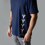 jogging shorts for men Slim Fit Muscle Gym Men Shorts Fitness Short Sleeve Sports Leisure Spring and Summer round Neck