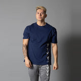 jogging shorts for men Slim Fit Muscle Gym Men Shorts Fitness Short Sleeve Sports Leisure Spring and Summer round Neck