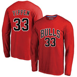 Chicago Bulls Sweatshirt Jersey Training Wear Long Sleeve Crew Neck