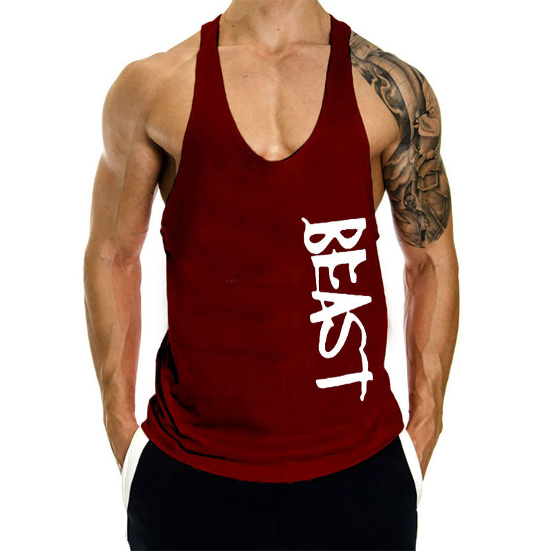 Man Tanks Fashion Brand Men's Vest Sports Loose