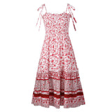 Beth Dutton Bohemian Dress Summer Spring Midi Dresses Sling Midi Dress Beach Holiday Dress