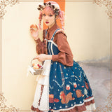 Gothic Lolita Harajuku Style Clothing Sakura Aciclovir Gel Lolita Distant Christmas JSK Lolita Dresses