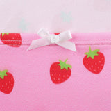 Strawberry Print Butterfly Print Mini  Dress Retro Dress