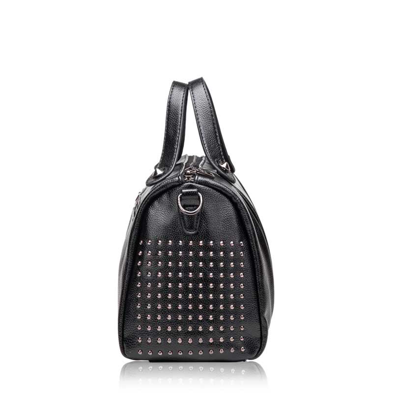 The Teacher Tote Autumn and Winter Genuine Leather Women's Bag Vintage First Layer Cowhide Pillow Bag Shoulder Women Hand-Carrying Crossbody Bag