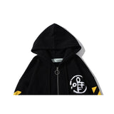 Off White Hoodie OW Sweater Cardigan Zipper Jacket Plus Size Casual Fashionable Owt