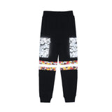Shark Print Pant Shark Ape Head Camouflage Reflective Pocket Trousers Loose Casual