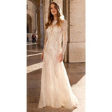 Women Lace Wedding Dress Fashion Women's Wear Sexy Lace See-through Dress