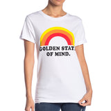 Beth Dutton Outfits Golden State of Mind Rainbow Printing Pattern Cotton Short Sleeve T-shirt