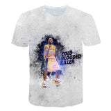 In Memory of Kobe T Shirt Summer T-shirt Men's round Collar Short-Sleeve T-shirt