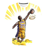 In Memory of Kobe T Shirt Summer T-shirt Men's round Collar Short-Sleeve T-shirt