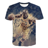 In Memory of Kobe T Shirt Summer T-shirt Men's round Collar Short-Sleeve T-shirt