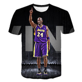 In Memory of Kobe T Shirt Summer T-shirt Men's round Collar Short-Sleeve T-shirt