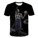 In Memory of Kobe T Shirt Summer Commemorative T-shirt Men's T-shirt