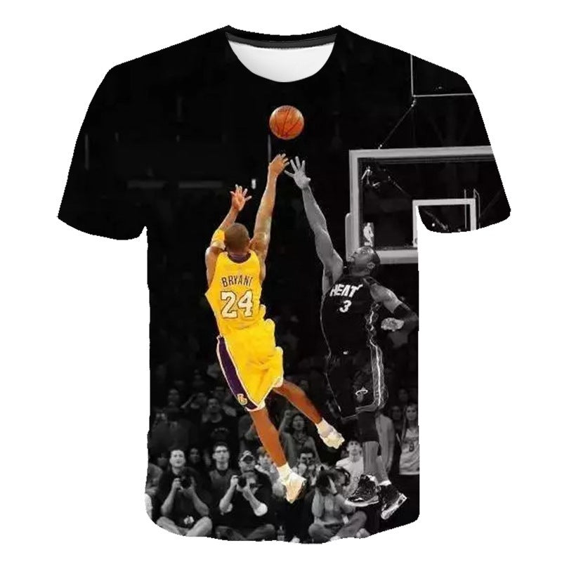 In Memory of Kobe T Shirt 3D Printed T-shirt Fashion