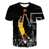 In Memory of Kobe T Shirt Summer T-shirt Men's round Collar Short-Sleeve T-shirt