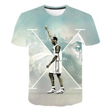 In Memory of Kobe T Shirt Printed 3DT T-shirt round Neck Short Sleeve