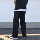 Men Cargo Pants Summer Overalls Men's Loose Student Casual Pants
