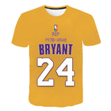 In Memory of Kobe T Shirt Summer T-shirt Men's round Collar Short-Sleeve T-shirt