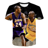 In Memory of Kobe T Shirt T-shirt Printed Men's and Women's round Neck
