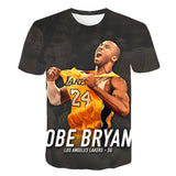 In Memory of Kobe T Shirt T-shirt Printed Men's and Women's round Neck