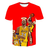 In Memory of Kobe T Shirt Summer T-shirt Men's round Collar Short-Sleeve T-shirt