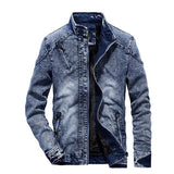 Tactics Style Men Outdoor Windproof Coat Men Casual Jacket Men's Jacket Vintage Denim Outer Solid Color