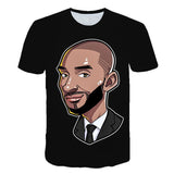In Memory of Kobe T Shirt 3D Printed T-shirt Fashion
