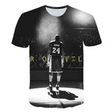In Memory of Kobe T Shirt Summer T-shirt Men's round Collar Short-Sleeve T-shirt