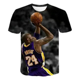 In Memory of Kobe T Shirt Summer Commemorative T-shirt Men's T-shirt