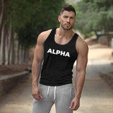 Man Tanks Summer Pure Cotton Sports and Leisure Men's Vest