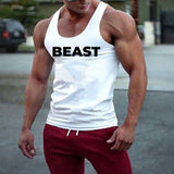 Man Tanks Summer Pure Cotton Sports and Leisure Men's Vest
