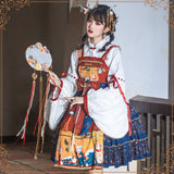 Gothic Lolita Harajuku Style Clothing Sakura Aciclovir Gel Lolita Floating World Book JSK Lolita Dresses
