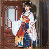 Gothic Lolita Harajuku Style Clothing Sakura Aciclovir Gel Lolita Floating World Book JSK Lolita Dresses