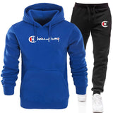 Men′s Athletic Tracksuit Sweat Suits for Men Outfits Sports Sweater Suit Men's and Women's Fitness Casual Loose-Fitting Hoodie