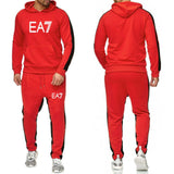 Men′s Athletic Tracksuit Sweat Suits for Men Outfits Men Autumn Winter Sweater Casual Suit Men Hooded plus Size