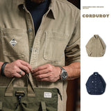 Work Shirts Vintage Corduroy Multi-Pocket Shirt