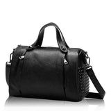 The Teacher Tote Autumn and Winter Genuine Leather Women's Bag Vintage First Layer Cowhide Pillow Bag Shoulder Women Hand-Carrying Crossbody Bag