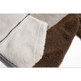Man Fall Winter Outfis Winter Coat Loose Casual Plush Cotton-Padded Coat