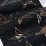 Amiri Jeans Casual Hip Hop Wash Splash-Ink Painted Slim Jeans Casual Fashionable 873