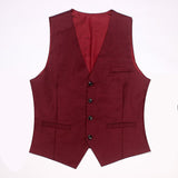 Tuxedo Vests Suit Vest Men's Autumn and Winter British Suit Business Leisure Professional