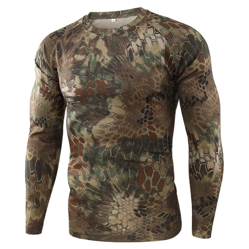 Woodland T Shirt Python Round Neck