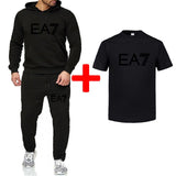 Men′s Athletic Tracksuit Sweat Suits for Men Outfits Sports Suit Casual Sweatshirt Fitness Hoodie Suit plus Size Loose Fashion