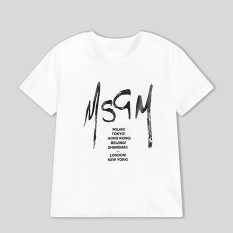 Msgn T Shirt round Neck Cotton Couple Wear