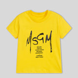Msgn T Shirt round Neck Cotton Couple Wear
