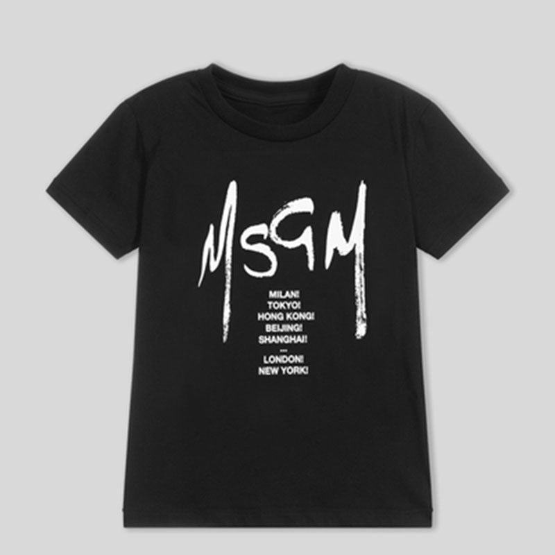 Msgn T Shirt round Neck Cotton Couple Wear