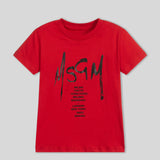 Msgn T Shirt round Neck Cotton Couple Wear